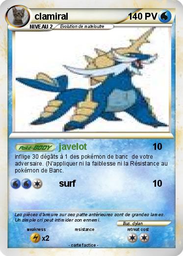 Pokemon clamiral