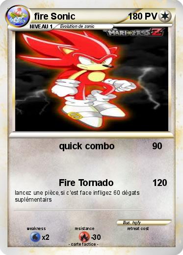Pokemon fire Sonic