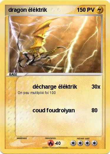 Pokemon dragon éléktrik