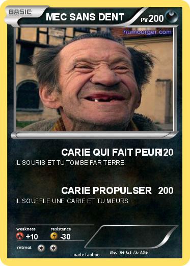 Pokemon MEC SANS DENT