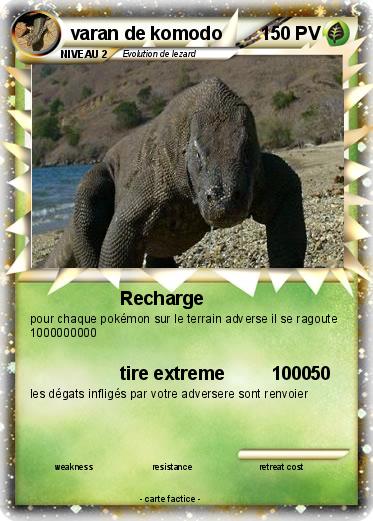 Pokemon varan de komodo