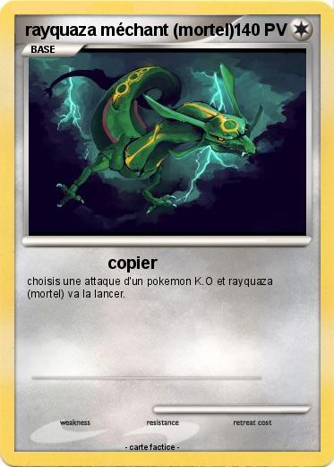 Pokemon rayquaza méchant (mortel)