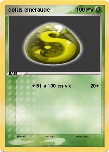Pokemon dofus emeraude