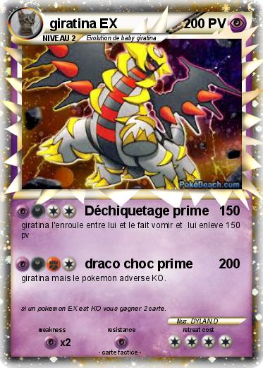 Pokemon giratina EX