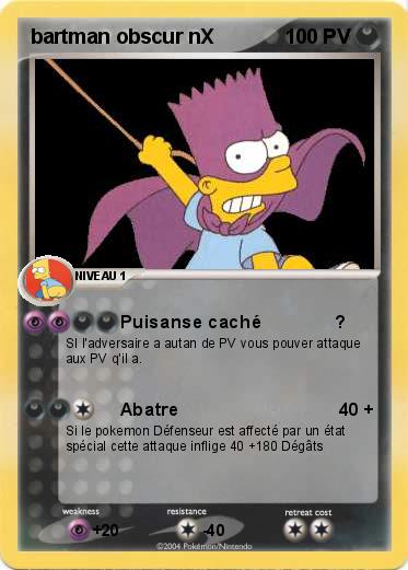Pokemon bartman obscur nX