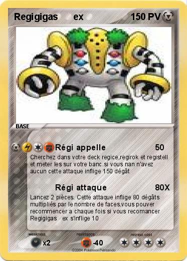 Pokemon Regigigas      ex