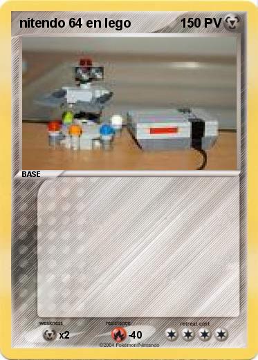 Pokemon nitendo 64 en lego