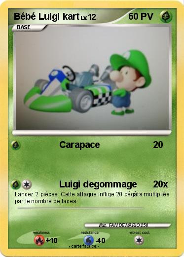 Pokemon Bébé Luigi kart