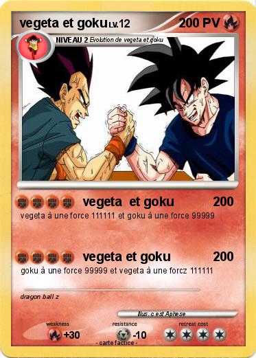 Pokemon vegeta et goku