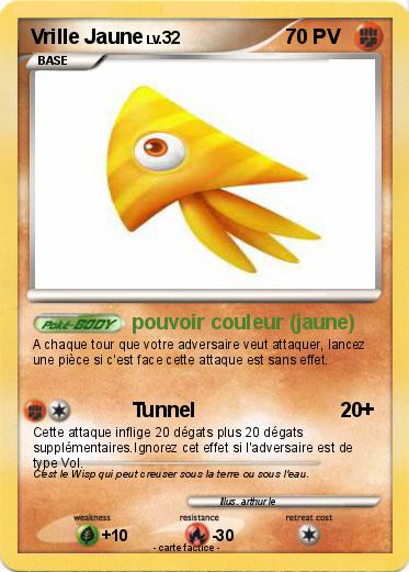 Pokemon Vrille Jaune