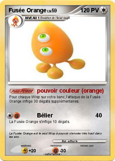 Pokemon Fusée Orange