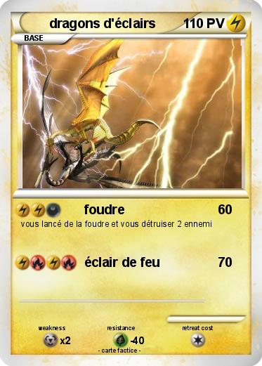 Pokemon dragons d'éclairs