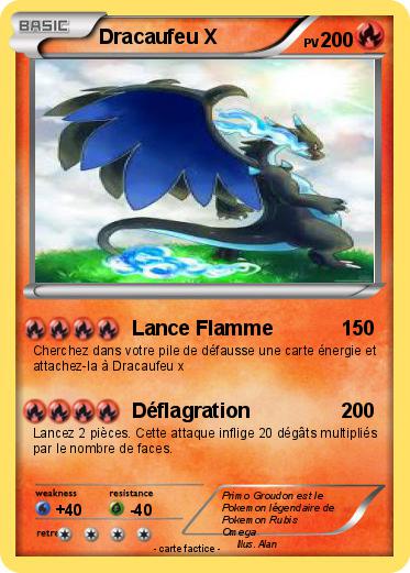 Pokemon Dracaufeu X