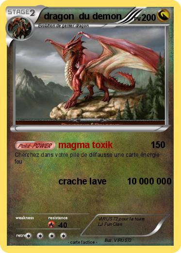 Pokemon dragon  du demon