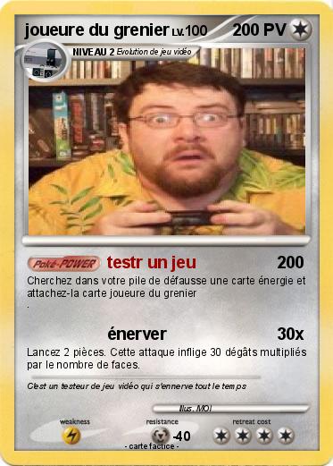 Pokemon joueure du grenier