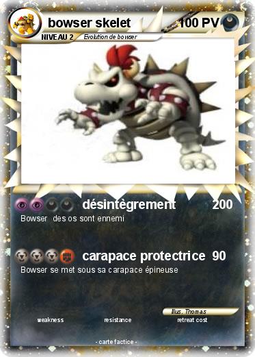 Pokemon bowser skelet