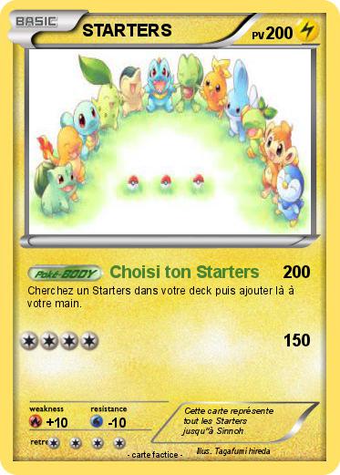 Pokemon STARTERS
