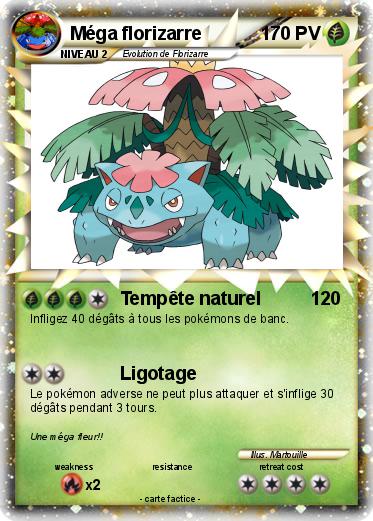 Pokemon Méga florizarre