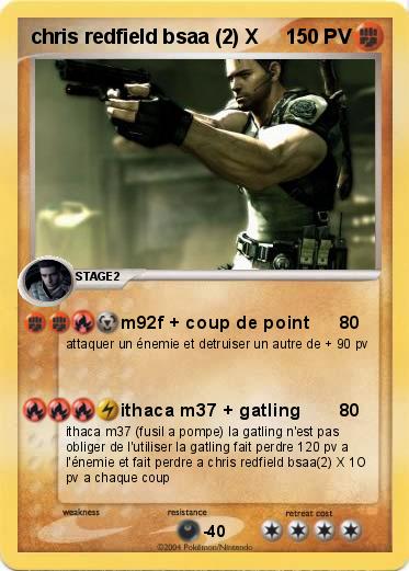 Pokemon chris redfield bsaa (2) X