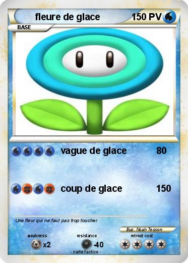 Pokemon fleure de glace