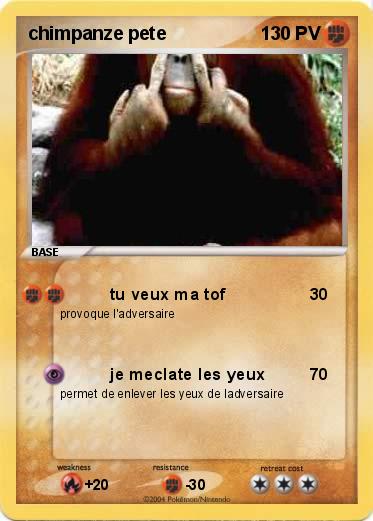 Pokemon chimpanze pete