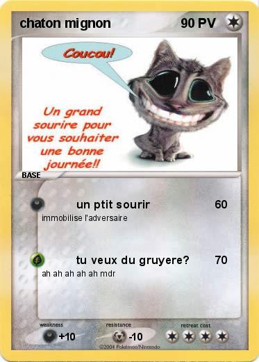 Pokemon chaton mignon