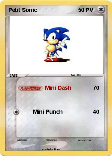 Pokemon Petit Sonic