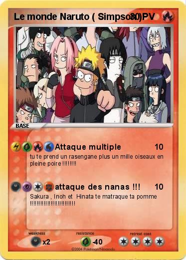 Pokemon Le monde Naruto ( Simpson )