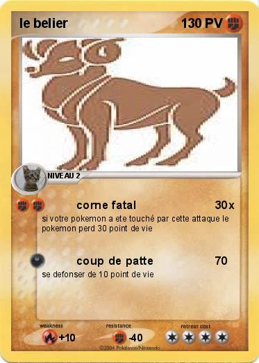 Pokemon le belier