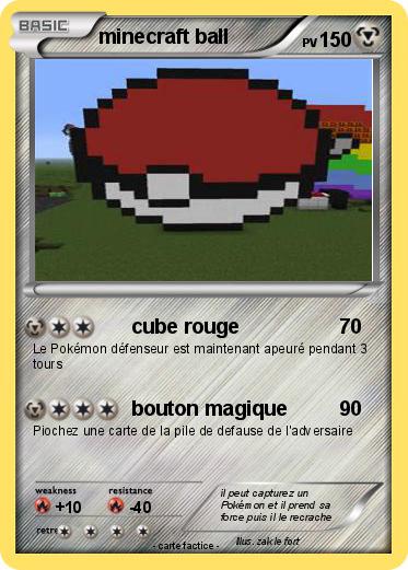 Pokemon minecraft ball