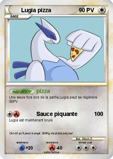 Pokemon Lugia pizza