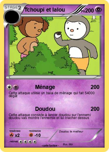 Pokemon Tchoupi et lalou