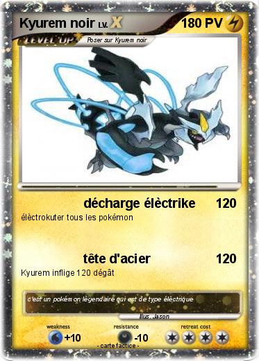 Pokemon Kyurem noir