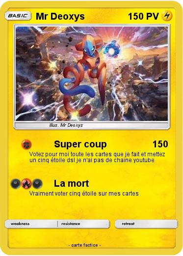Pokemon Mr Deoxys