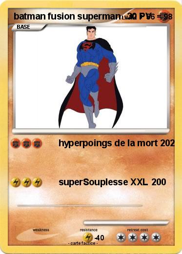 Pokemon batman fusion superman