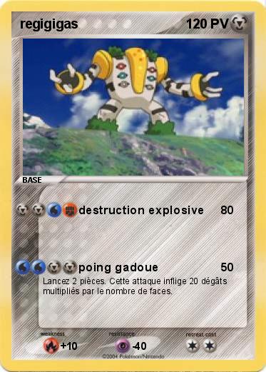 Pokemon regigigas