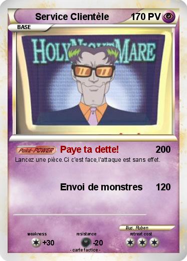 Pokemon Service Clientèle