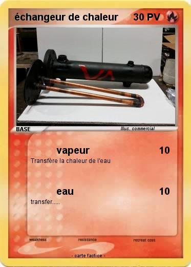 Pokemon échangeur de chaleur