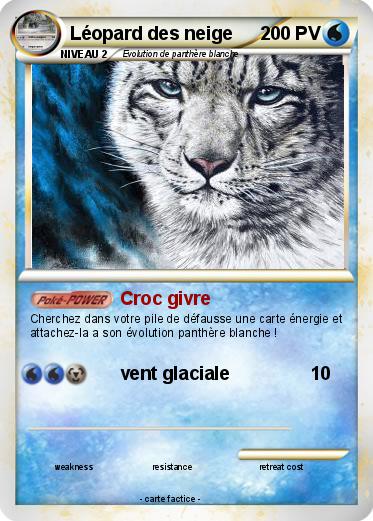 Pokemon Léopard des neige