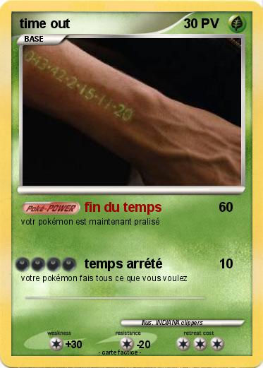 Pokemon time out