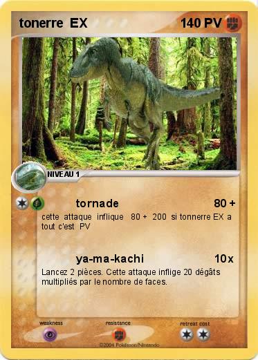 Pokemon tonerre  EX 