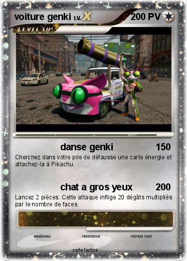 Pokemon voiture genki