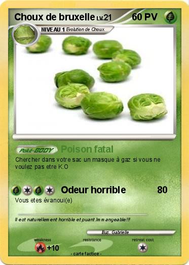 Pokemon Choux de bruxelle