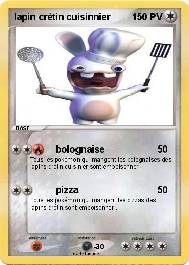 Pokemon lapin crétin cuisinnier