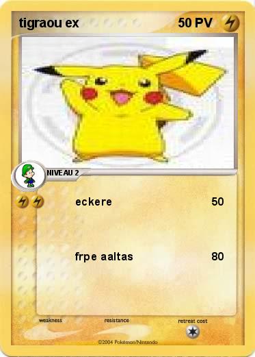 Pokemon tigraou ex