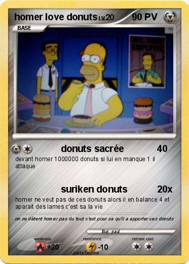 Pokemon homer love donuts