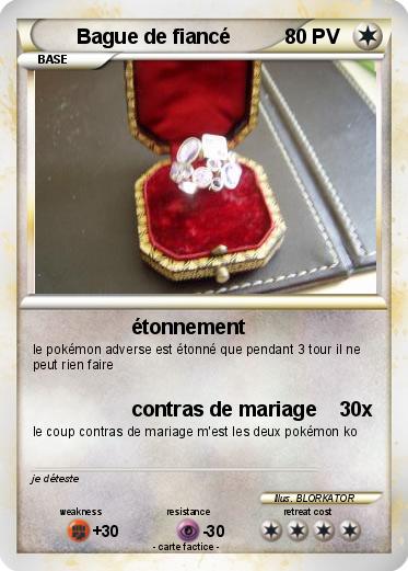 Pokemon Bague de fiancé