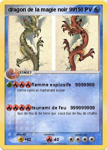 Pokemon dragon de la magie noir 99