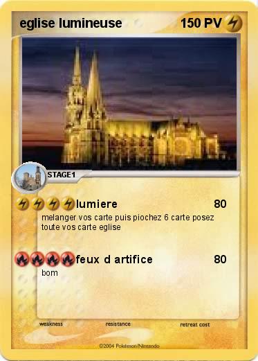 Pokemon eglise lumineuse