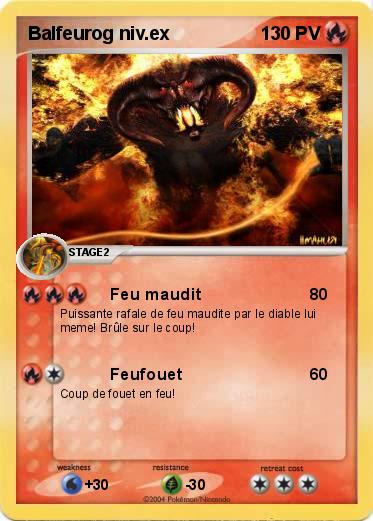 Pokemon Balfeurog niv.ex